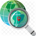 Search global map Icon