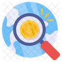 Search Global Money  Icon