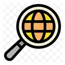 Search Globe Earth Icon