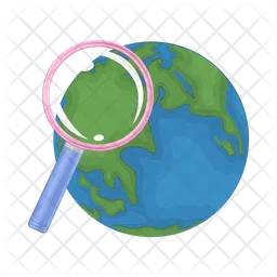 Search globe  Icon