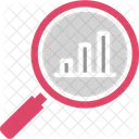 Search Graph Search Analysis Analytical Presentation Icon