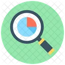 Search Graph Search Chart Search Analytics Icon