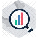 Search Graph Find Magnifier Icon