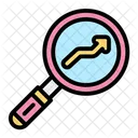 Search Graph Search Magnifying Glass Icon