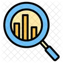 Search Graph Analytics Analysis Icon