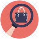 Search Handbag Shopping Icon