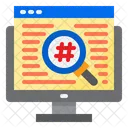 Search Hashtag Find Hashtag Hashtag Icon