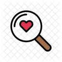 Search Heart  Icon