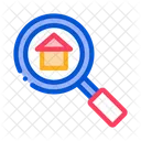 Magnifier Search Estate Icon