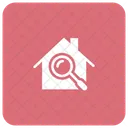 Magnifier House Estate Icon