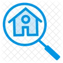 Magnifier House Search Icon