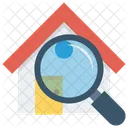 Home Searching Magnifier Icon