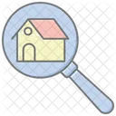 Search Home Lineal Color Icon Icon