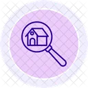 Search Home Line Icon Icon