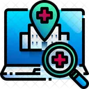 Search Hospital Find Hospital Maps Icon