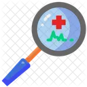 Search Magnifying Glass Hospital Icon