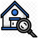 Search House Search Home Loupe Icon