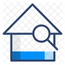 Search House Home Magnifying Glass Icon