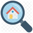 House Glass Search Icon