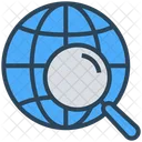 Analysis Search Global Icon