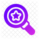 Search Star Loupe Icon