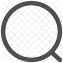 Search Line Text Icon