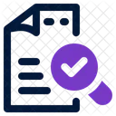 Search File Examining Icon