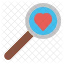 Search Love Heart Icon