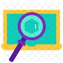 Search Laptop Network Icon