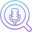 Search Microphone Voice Recording Icon