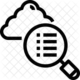 Search in Cloud  Icon