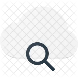 Search in cloud  Icon