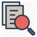 Document Search Magnifier Icon