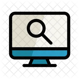 Search in laptop  Icon