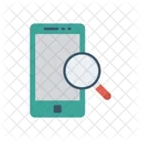 Search Mobile Magnifier Icon