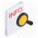 Search Info Find Info Info Analysis Icon