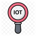Iot Search Research Icon