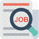 Job Searching Magnifier Icon