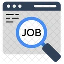 Search Job Find Job Job Analysis Icon