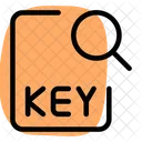 Search Key File  Icon
