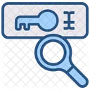Key Keyword Search Icon