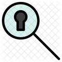 Keyhole Search Secret Icon