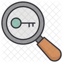 Keyword Search Magnifier Icon