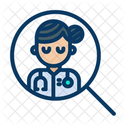Search Lady Doctor  Icon