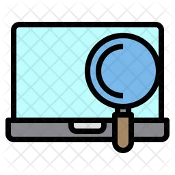 Search Laptop  Icon