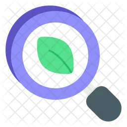 Search Leaf  Icon