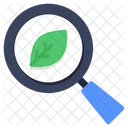 Search Leaf Find Leaf Leaf Analysis Icon