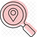Search Location Magnifier Icon