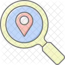 Search Location Magnifier Icon