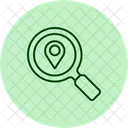Search Location Magnifier Icon